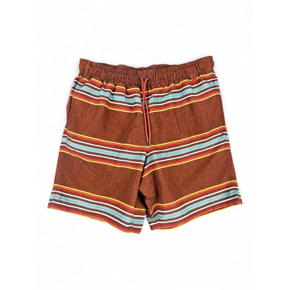 Eddie Bauer Men's Striped Swim Trunks Size M